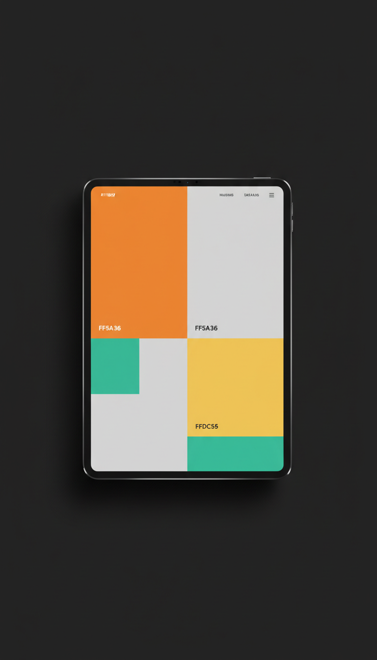 Landing Page Tablet Mockup